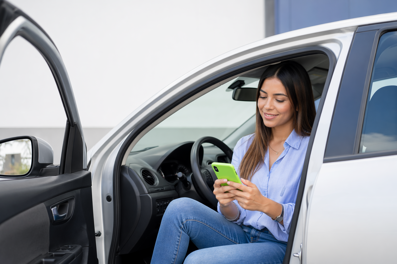 Persona comprando SOAT en línea desde su celular